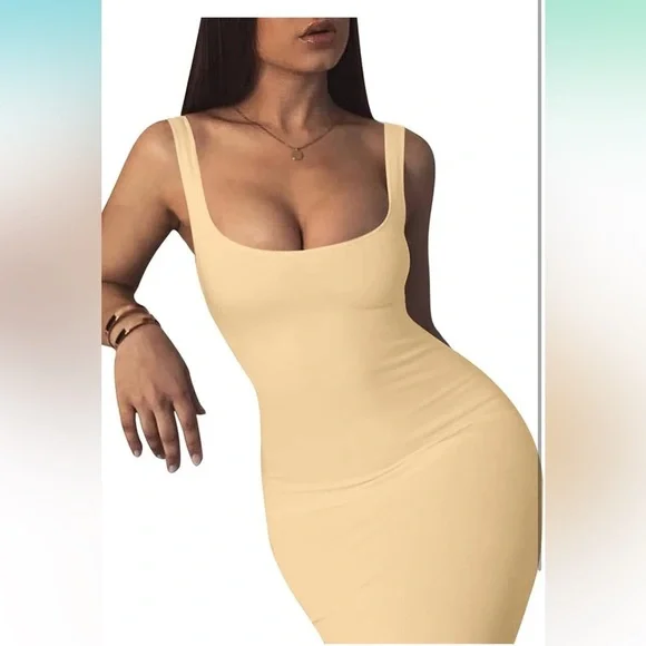 Sexy Bodycon Tank Dress Sleeveless 
8062 - Picture 2 of 6